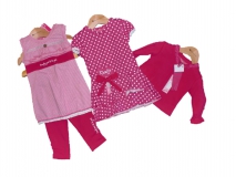 Kiezel-tje Mini Kleid Streifen pink Gr. 74