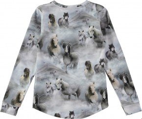 Molo Mädchen Langarm-Shirt ROXANA Pony jersey 104