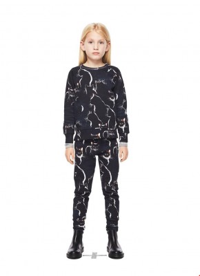 Molo Mädchen Sweat-Shirt/Langarm-Shirt MARINA Moon Cats