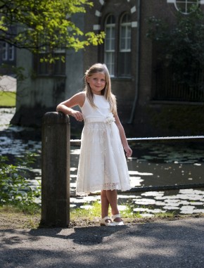 MONNY Kommunionkleid KANT ecru taft 152