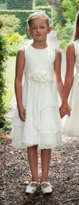 MONNY Kommunionkleid CREPE 23 weiss 134