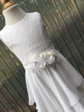 MONNY Kommunionkleid CREPE 23 ecru 134