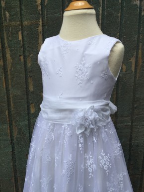 MONNY Kommunionkleid KANT 28 weiß taft