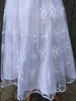 MONNY Kommunionkleid KANT 28 weiß taft