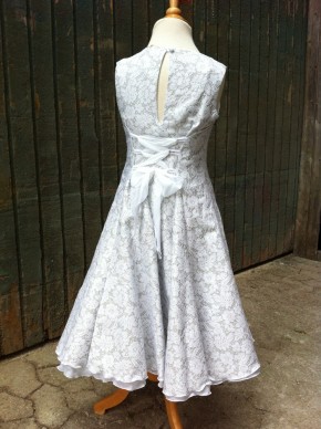 MONNY Set Kommunionkleid mit Blazer ALMONE/TAFT grau 140