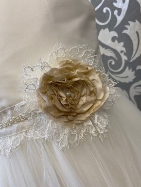 MONNY Kommunionkleid TAFT TULE 20-15 ecru