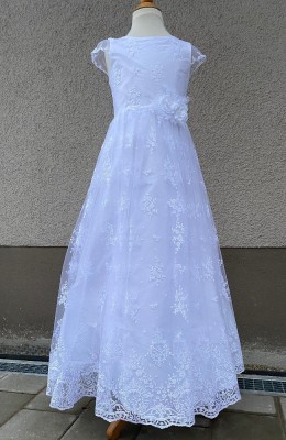 MONNY Kommunionkleid KANT 21-01 langer Rock weiß