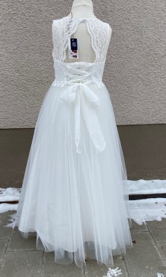 MONNY Kommunionkleid KANT TULE 21-02 lang ecru 140