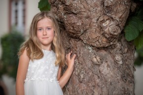 MONNY Kommunionkleid BLOEMPJE 21-10 ecru lang 146