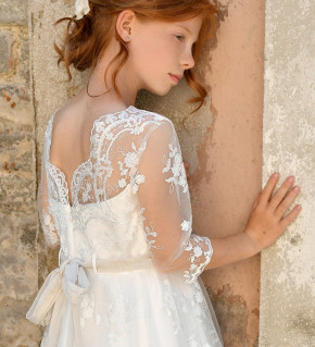 MONNY Kommunionkleid KANT 23-02 ecru 134