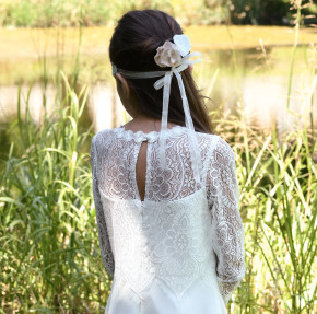 MONNY Kommunionkleid FRANJE 23-03 lang ecru 134