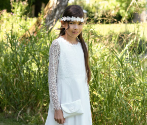 MONNY Kommunionkleid FRANJE 23-03 lang ecru 134