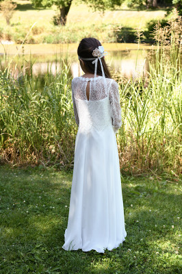 MONNY Kommunionkleid FRANJE 23-03 lang ecru 134