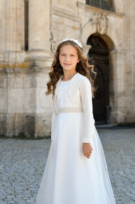 MONNY Kommunionkleid HARTJE 23-05 ecru lang 146