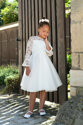 MONNY Kommunionkleid KANT MOUW 23-19 3/4 lang 140