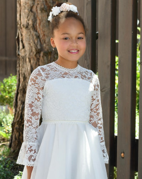 MONNY Kommunionkleid KANT MOUW 23-19 3/4 lang 140