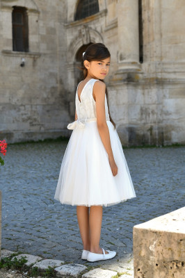 MONNY Kommunionkleid HARTJE 23-11 ecru 3/4 lang