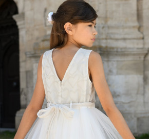 MONNY Kommunionkleid HARTJE 23-11 ecru 3/4 lang