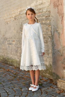 MONNY Kommunionkleid KANT BLOEM 23-13 ecru 134