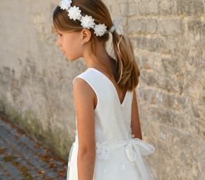 MONNY Kommunionkleid KANT BLOEM 23-13 ecru 134