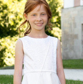 MONNY Kommunionkleid BLOEM 23-17 weiß 3/4 lang