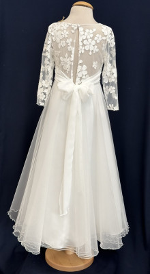 MONNY Kommunionkleid BLOEM TULE 25-06 ecru lang