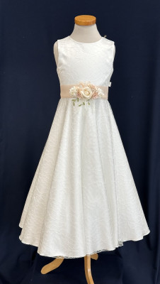 MONNY Kommunionkleid KANT HALVE CIRKEL 25-12 8/10-lang ecru