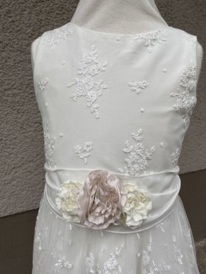 MONNY Kommunionkleid KANT 20-38 ecru taft 146