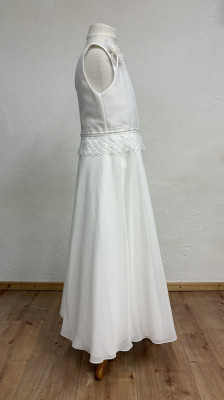 MONNY Kommunionkleid CREPE 25-102 8/10-lang ecru