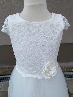 MONNY Kommunionkleid KANT 20-14 lang ecru 140