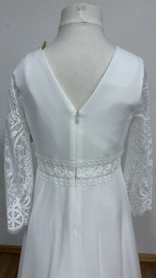 MONNY Kommunionkleid CREPE 25-114 8/10-lang ecru