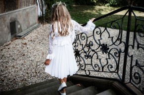 MONNY Kommunionkleid CREPE 20-24 weiß 146