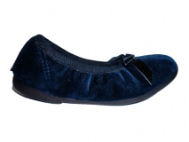 NATURAL WORLD Mädchen Ballerina Hausschuhe marine