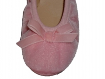 NATURAL WORLD Mädchen Ballerina Hausschuhe rosa