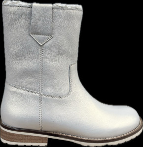 CONCEPT. Leder Stiefelette beige perlmutt