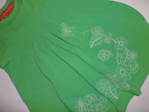 Paglie Jersey-Kleid / Tunika grün Gr. 92