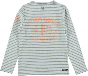 RETOUR DENIM Langarm-Shirt/Longsleeve ANTONY dirty offwhite bright blue 176 - 16y