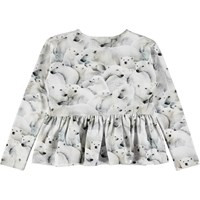 Molo Mädchen Langarm-Shirt RISA Polar Bear Jersey 116