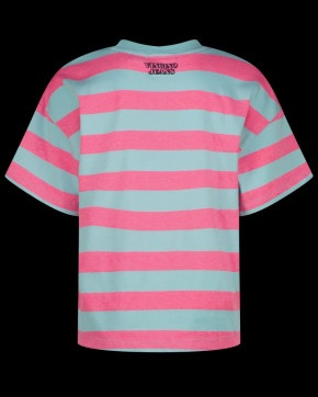 Vingino T-Shirt BASIC TEE STRIPE aqua blue 176 - 16y