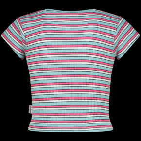 Vingino T-Shirt BASIC RIB CROP TEE aqua blue