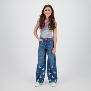 Vingino T-Shirt BASIC RIB CROP TEE aqua blue