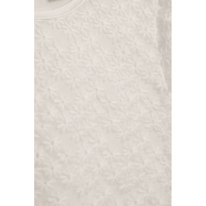 DANAMADE Spitzen-Shirt DTIBORA ivory