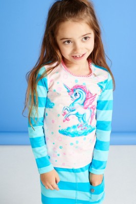 Mim-Pi Jersey-Rock Streifen blue