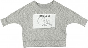 Geisha Sweater light grey melange 140