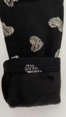 Topo Legging Thermo-Legging HERZEN schwarz