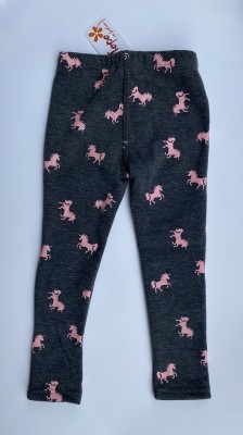 Topo Legging Thermo-Legging Einhorn grau