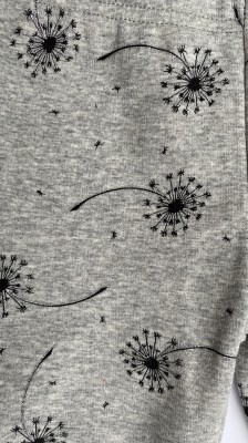 Topo Legging Thermo-Legging PUSTEBLUME grau