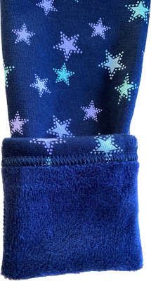 Topo Leggings Thermo-Leggings navy Sterne pink mint silber 116