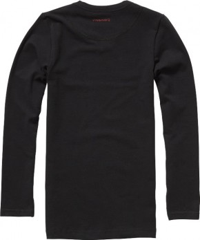 Vingino Basic-Longsleeve Shirt Boys V-Ausschnitt schwarz