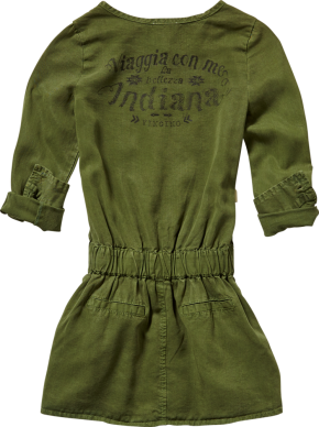 Vingino kurzes Kleid PARKER dark army 140 - 10y